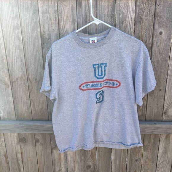 Hanes men’s USA t-shirt short sleeve size large - Picture 1 of 6